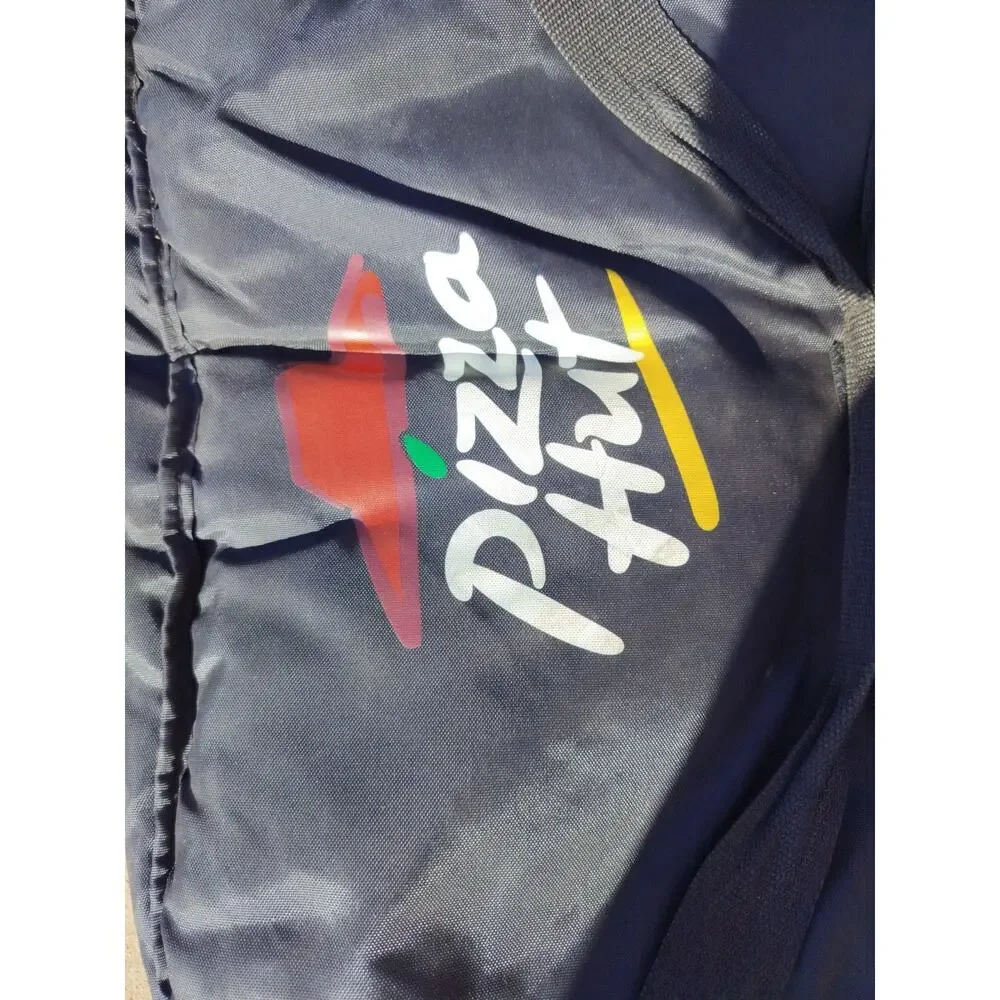 Black Pizza Hut Delivery Bag. Logo On top.